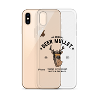 Deer Mullet Motto iPhone Case - Clear