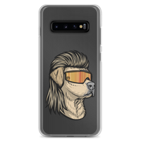 Yellow Lab Mullet Samsung Case - Clear