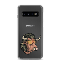 Bull Mullet Samsung Case - Clear