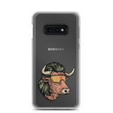 Bull Mullet Samsung Case - Clear