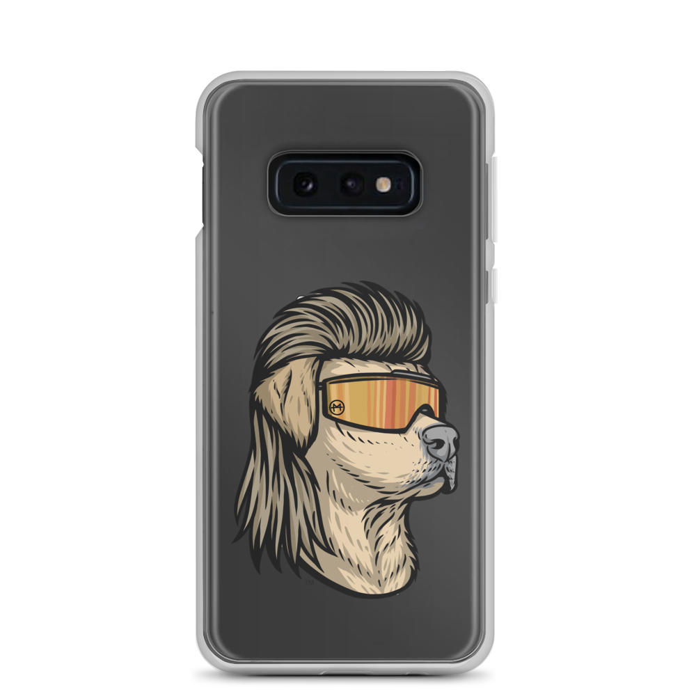 Yellow Lab Mullet Samsung Case - Clear