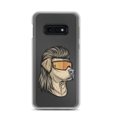 Yellow Lab Mullet Samsung Case - Clear