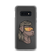 Chocolate Lab Mullet Samsung Case - Clear