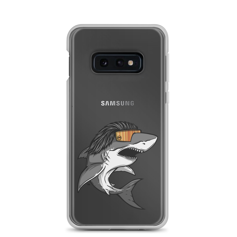 Shark Mullet Samsung Case - Clear