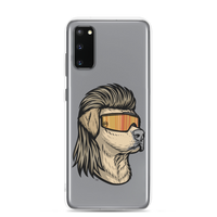 Yellow Lab Mullet Samsung Case - Clear