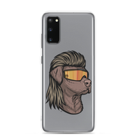 Chocolate Lab Mullet Samsung Case - Clear