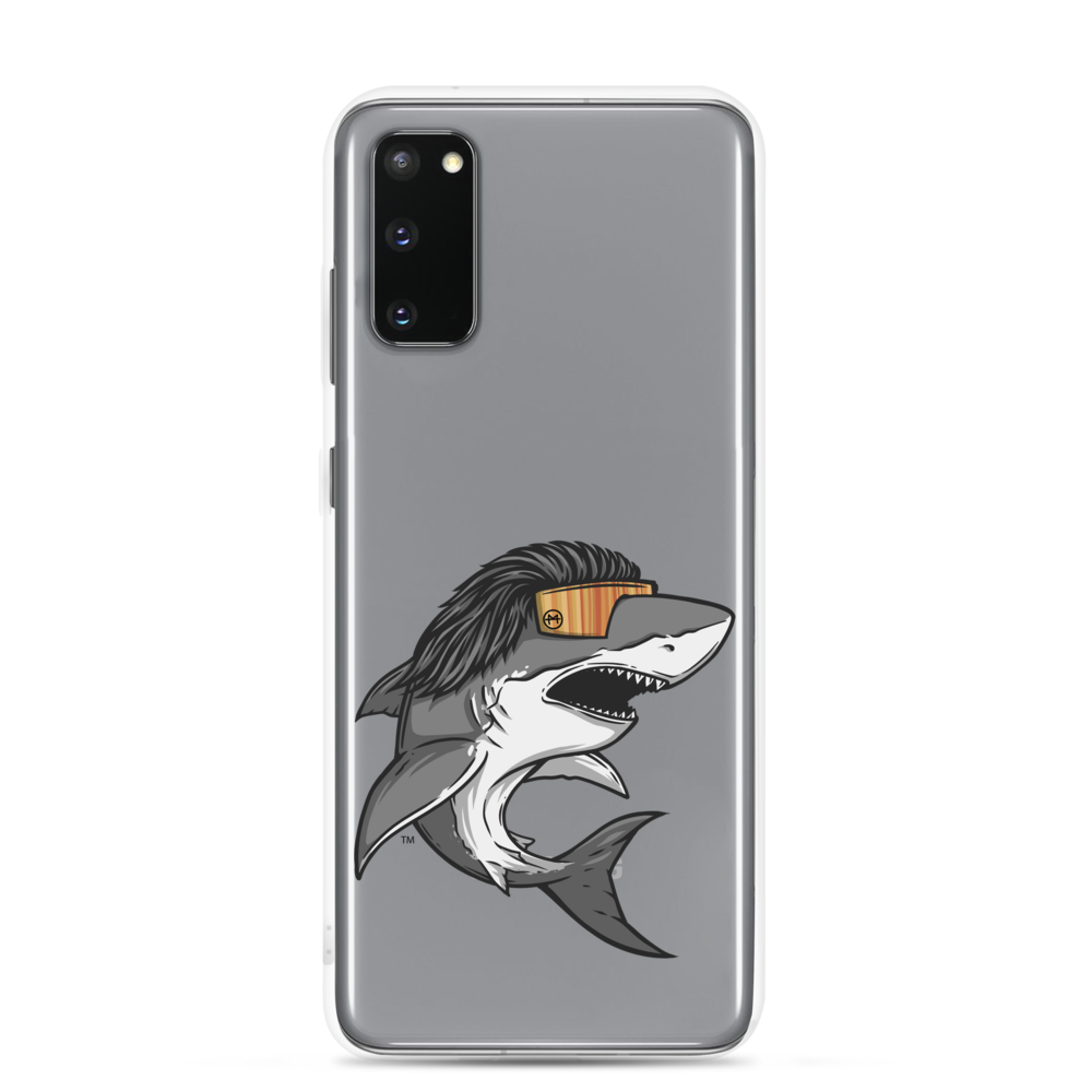 Shark Mullet Samsung Case - Clear