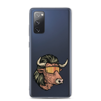 Bull Mullet Samsung Case - Clear