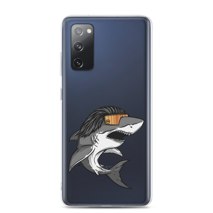 Shark Mullet Samsung Case - Clear