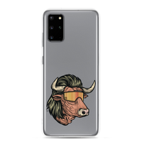 Bull Mullet Samsung Case - Clear