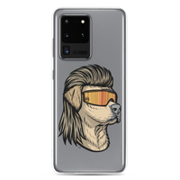 Yellow Lab Mullet Samsung Case - Clear