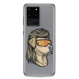 Yellow Lab Mullet Samsung Case - Clear