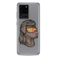 Chocolate Lab Mullet Samsung Case - Clear