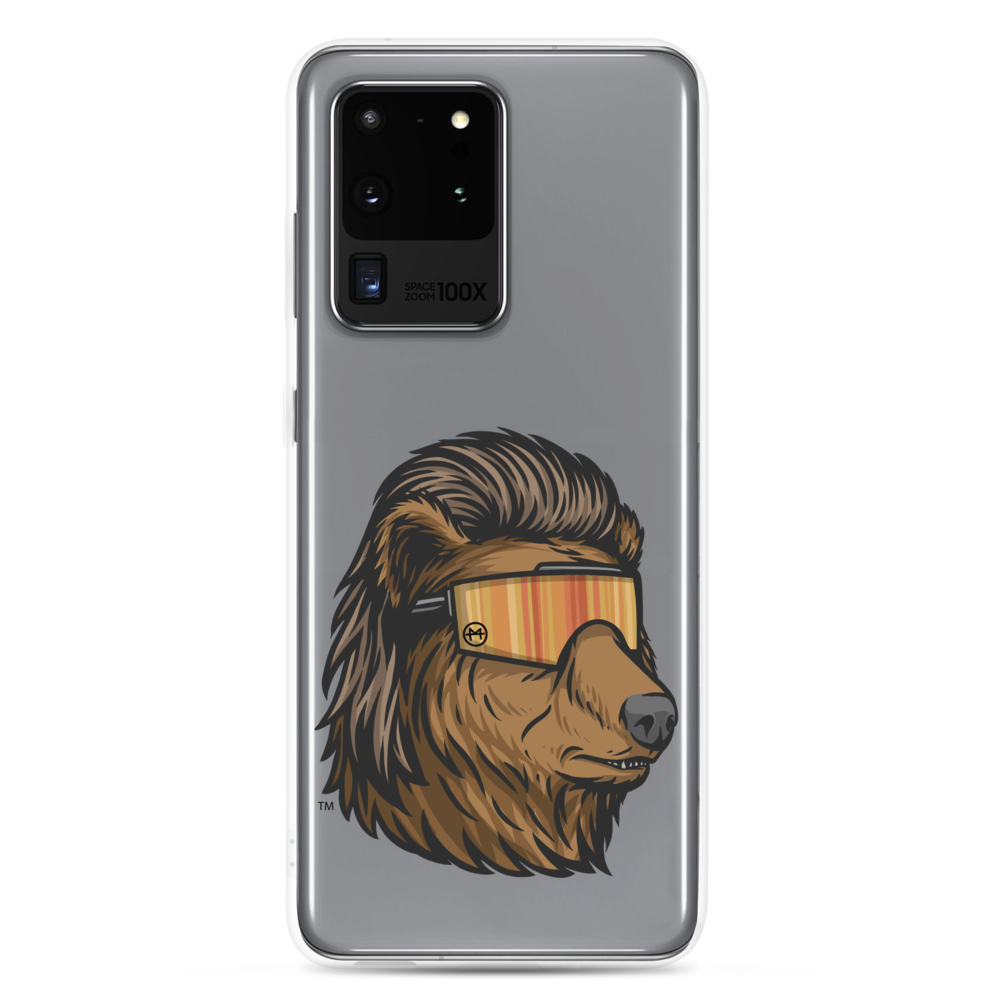 Bear Mullet Samsung Case - Clear