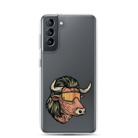 Bull Mullet Samsung Case - Clear