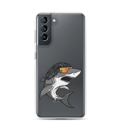 Shark Mullet Samsung Case - Clear