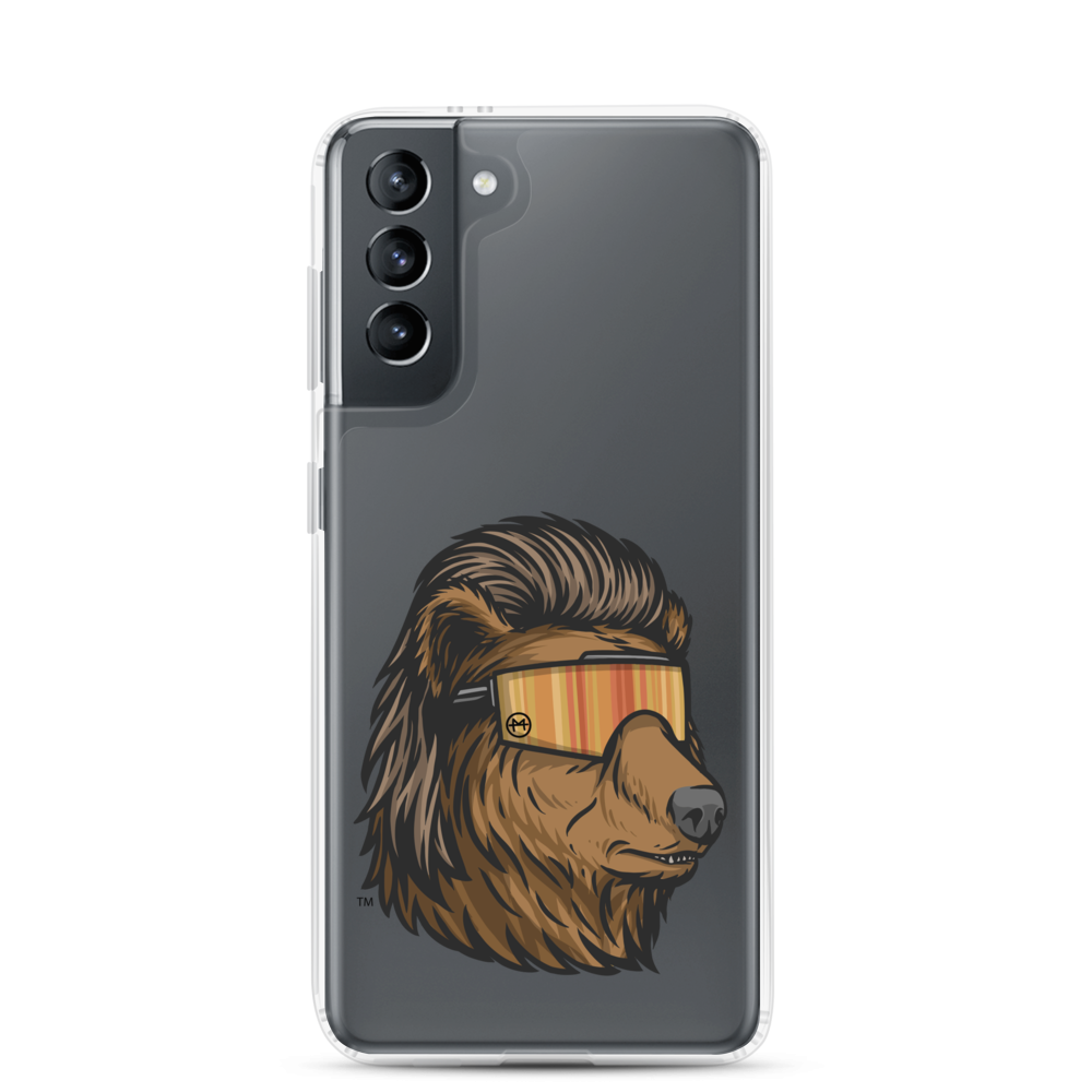 Bear Mullet Samsung Case - Clear