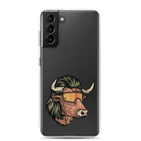 Bull Mullet Samsung Case - Clear