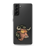 Bull Mullet Samsung Case - Clear