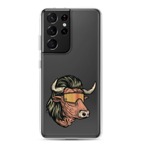 Bull Mullet Samsung Case - Clear