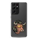 Bull Mullet Samsung Case - Clear