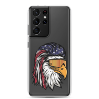 Eagle Mullet USA Samsung Case - Clear