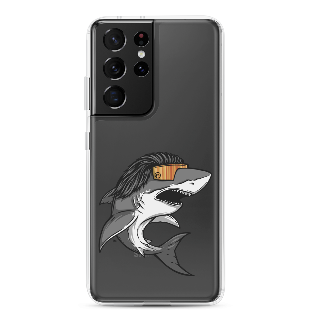 Shark Mullet Samsung Case - Clear