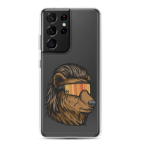 Bear Mullet Samsung Case - Clear