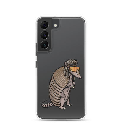 Armadillo Mullet Samsung Case - Clear