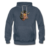 Bull Mullet Premium Hoodie - heather denim