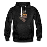 Chocolate Lab Mullet Premium Hoodie - charcoal gray