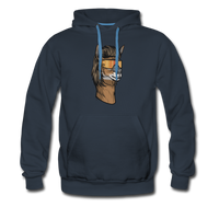 Llama Mullet Premium Hoodie - navy