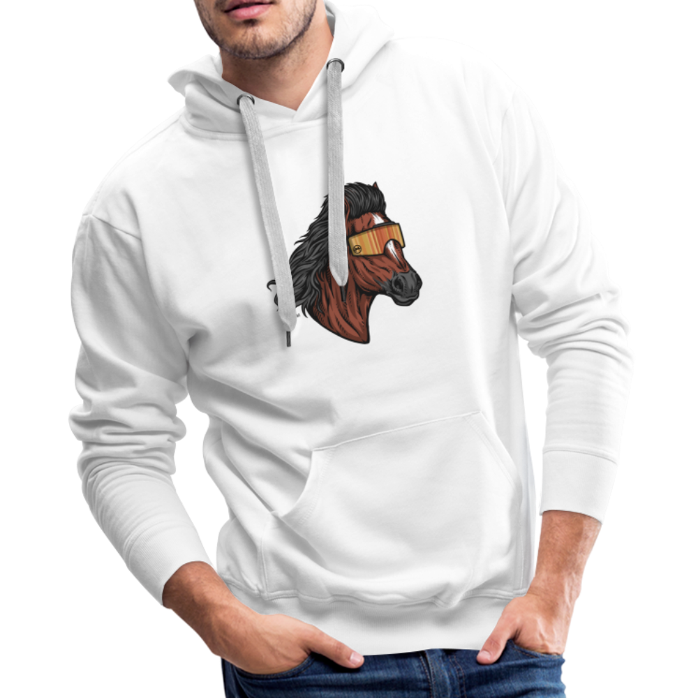 Horse Mullet Premium Hoodie - white
