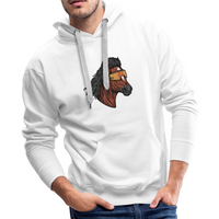 Horse Mullet Premium Hoodie - white