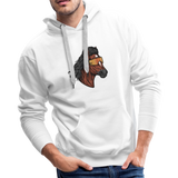 Horse Mullet Premium Hoodie - white