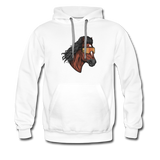 Horse Mullet Premium Hoodie - white