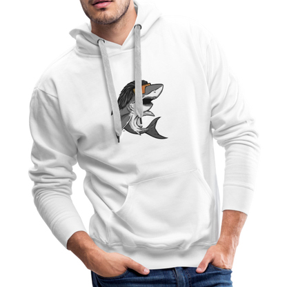 Shark Mullet Premium Hoodie - white
