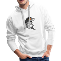 Shark Mullet Premium Hoodie - white