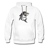 Shark Mullet Premium Hoodie - white