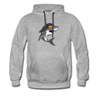 Shark Mullet Premium Hoodie - heather gray