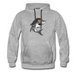 Shark Mullet Premium Hoodie - heather gray