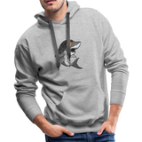 Shark Mullet Premium Hoodie - heather gray