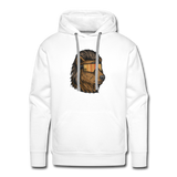 Bear Mullet Premium Hoodie - white