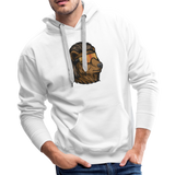 Bear Mullet Premium Hoodie - white