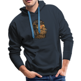 Bear Mullet Premium Hoodie - navy