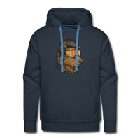 Bear Mullet Premium Hoodie - navy