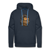 Bear Mullet Premium Hoodie - navy