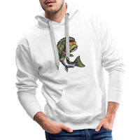 Trout Mullet Premium Hoodie - white