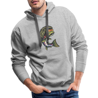 Trout Mullet Premium Hoodie - heather grey