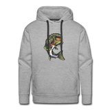 Trout Mullet Premium Hoodie - heather grey